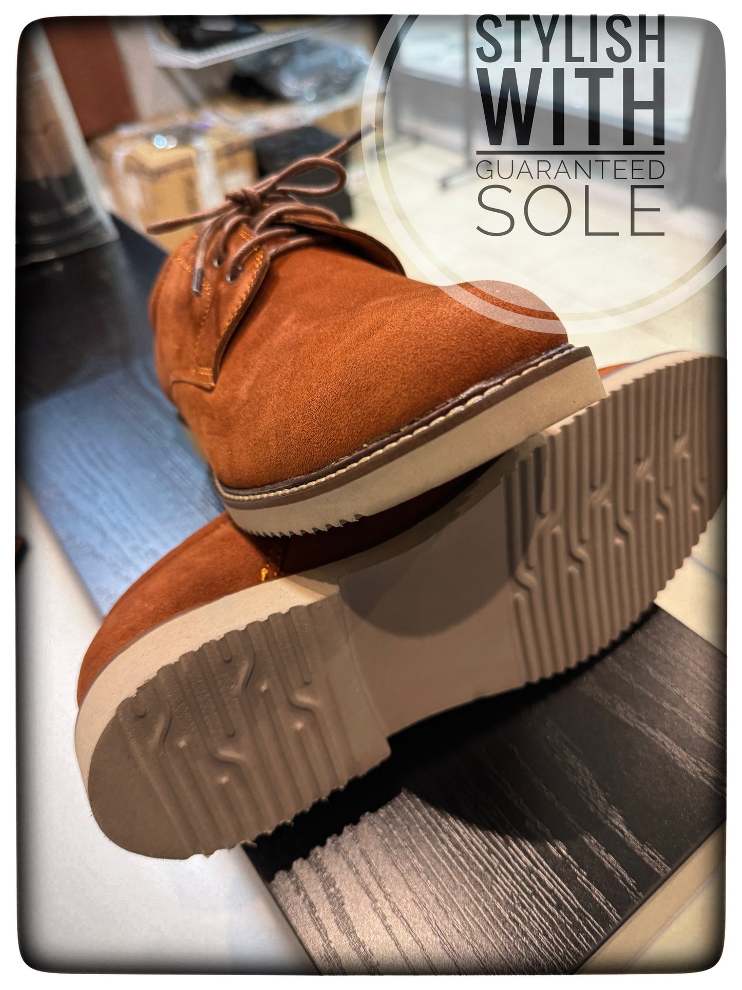 Men's genuine sweat Leather shoes