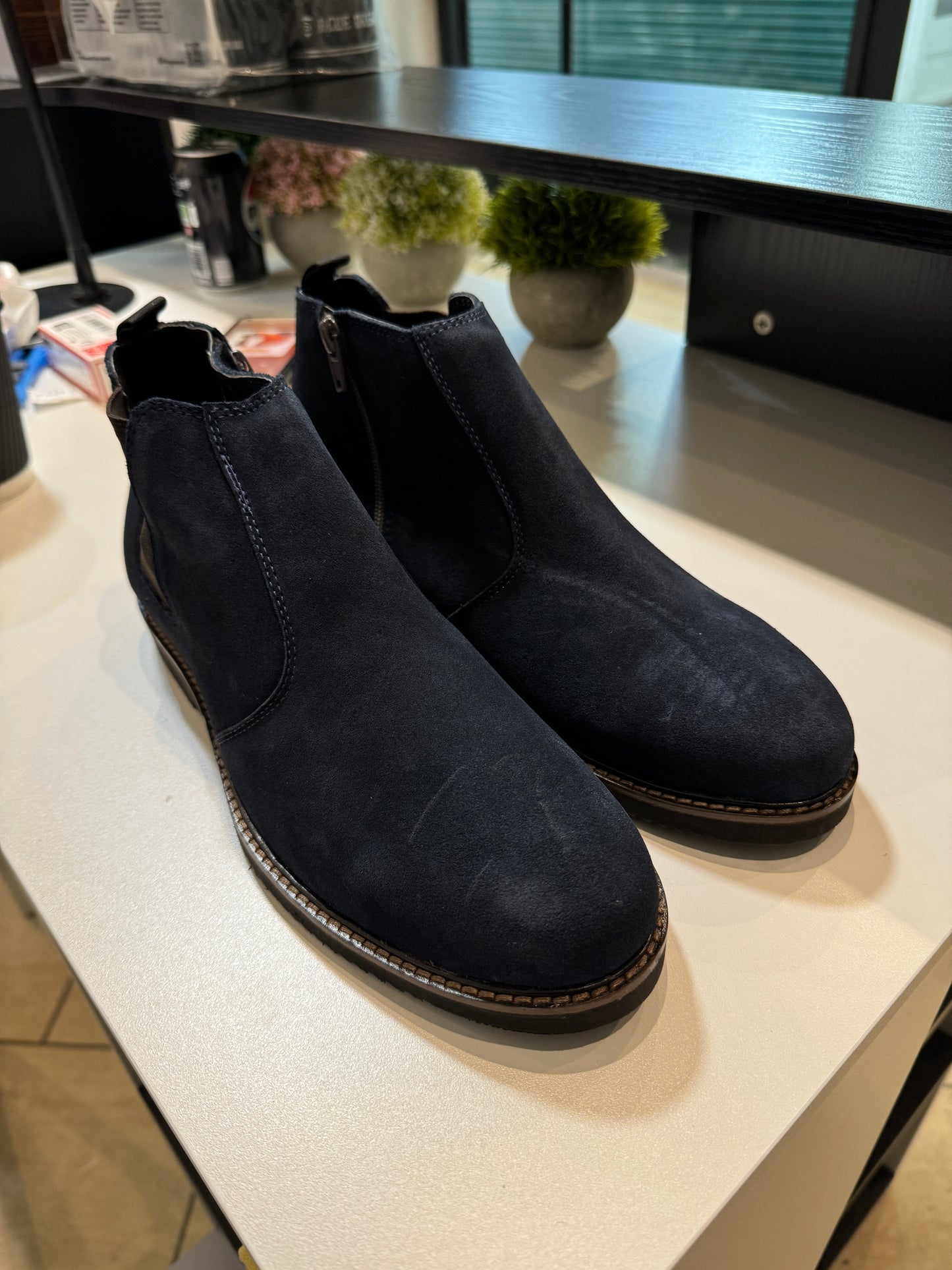 Men's genuine sweat Leather shoes