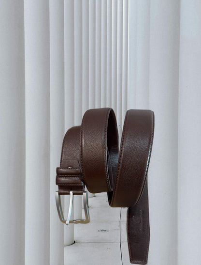 Premium pin Buckle Original Leather Formal Mens Belt